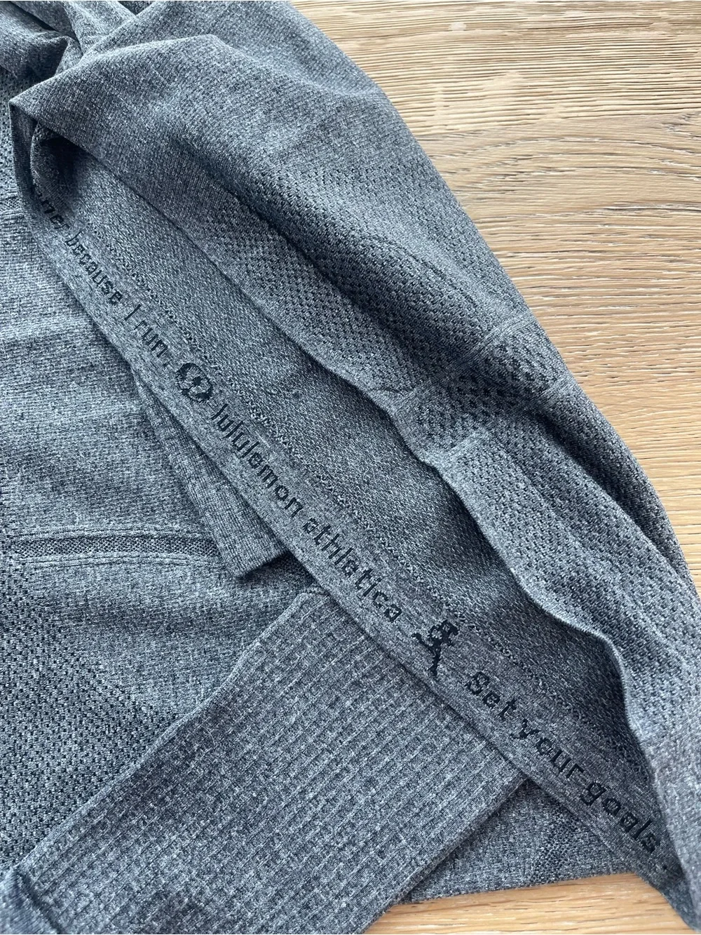 lululemon athletica Heathered Dark Gray Quarter-Zip Pullover